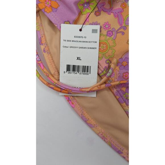 Cotton On Body Brazilian Floral Bikini Bottom Wear 3 Ways - Picture 3 of 11